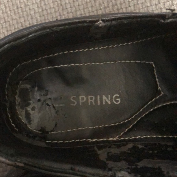 IN SEARCH OF: Call It Spring Black Leather Dress Shoes, size 9.5 WILL PAY: $20 - Picture 2 of 4